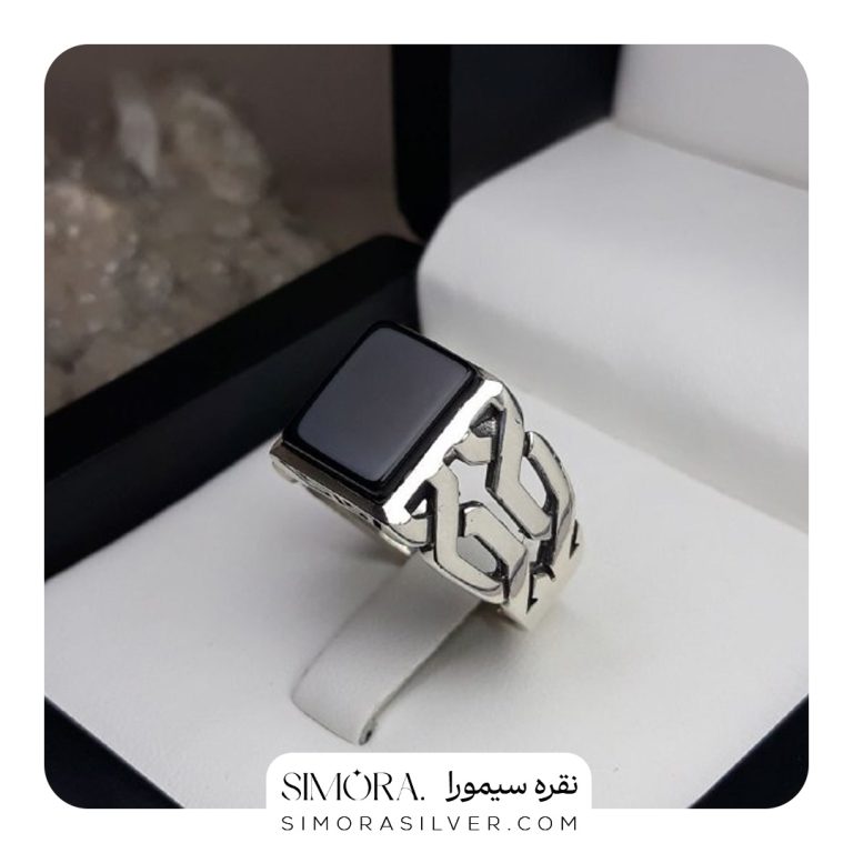 انگشتر نقره مردانه اسپرت